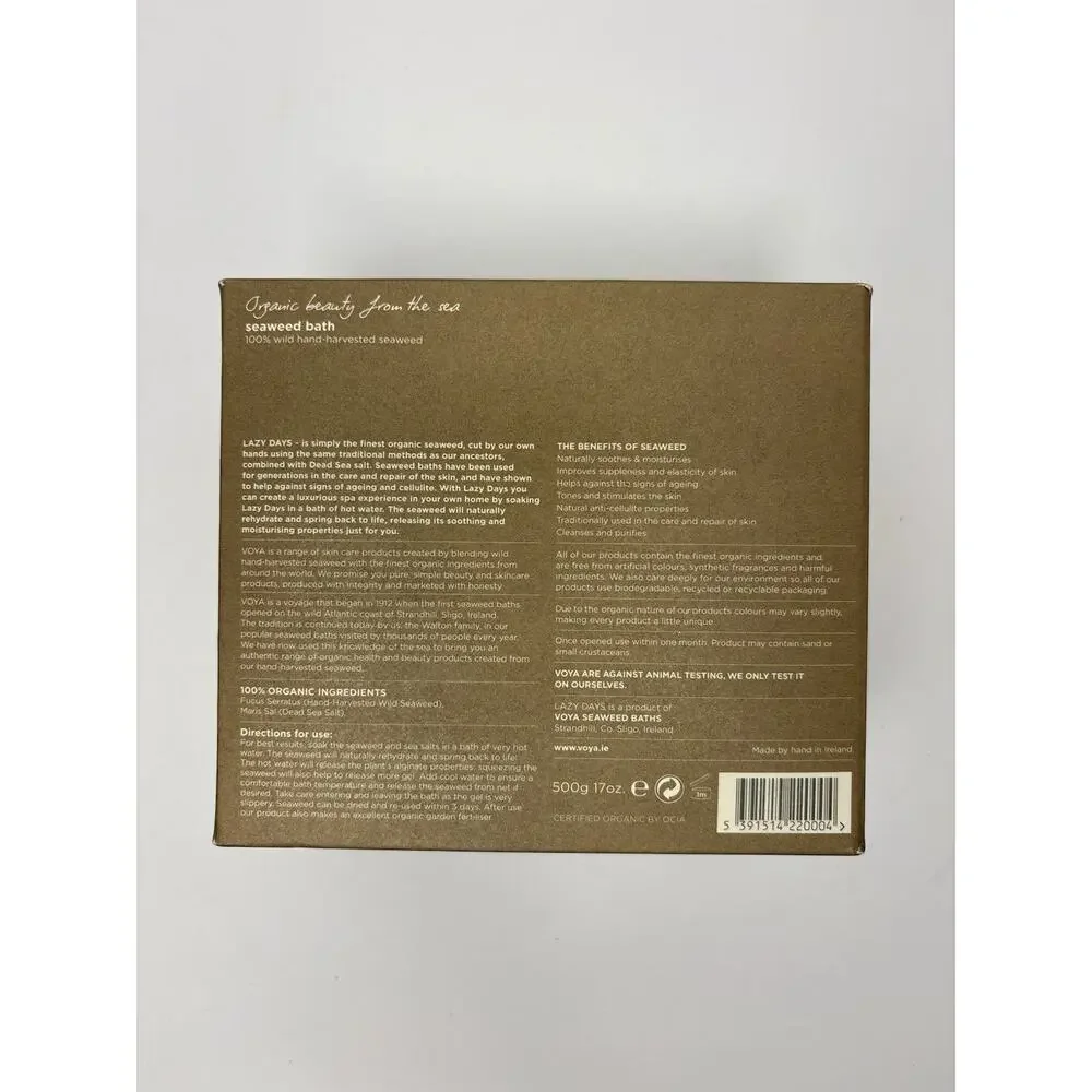 NIB Voya Lazy Days Detoxifying Seaweed Bath 17oz